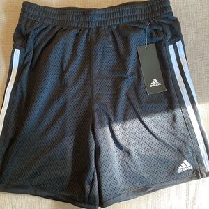 adidas Girls' Gym Running Shorts in Black, Girls Size 16